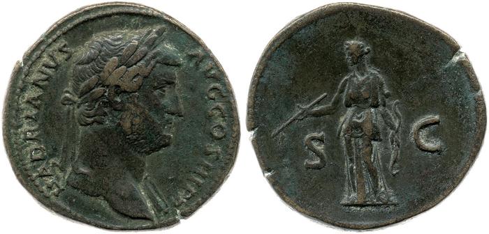RIC II, Part 3 (second edition) Hadrian 2398, реверс, bm