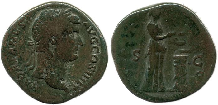 RIC II, Part 3 (second edition) Hadrian 2168, реверс, bm