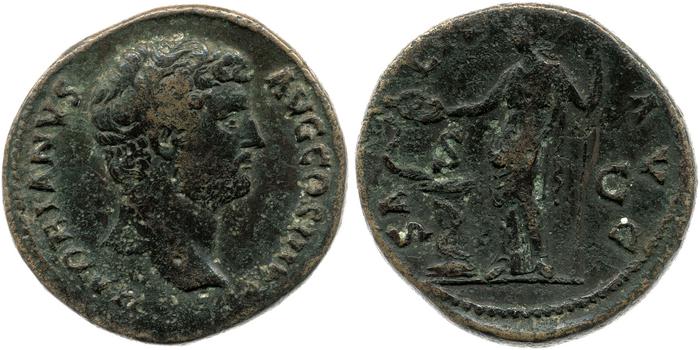 RIC II, Part 3 (second edition) Hadrian 2421, реверс, bm