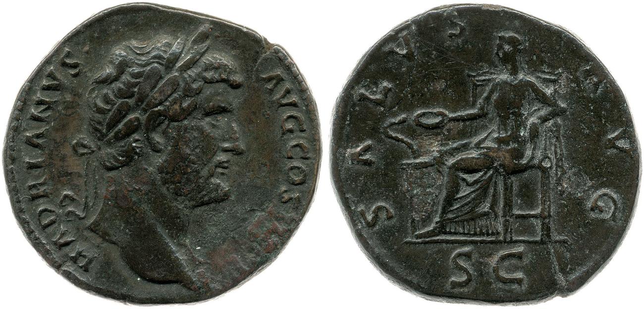 аверс RIC II, Part 3 (second edition) Hadrian 2390
