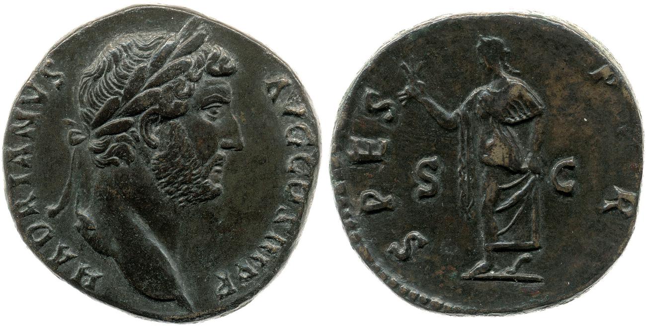 аверс RIC II, Part 3 (second edition) Hadrian 2429
