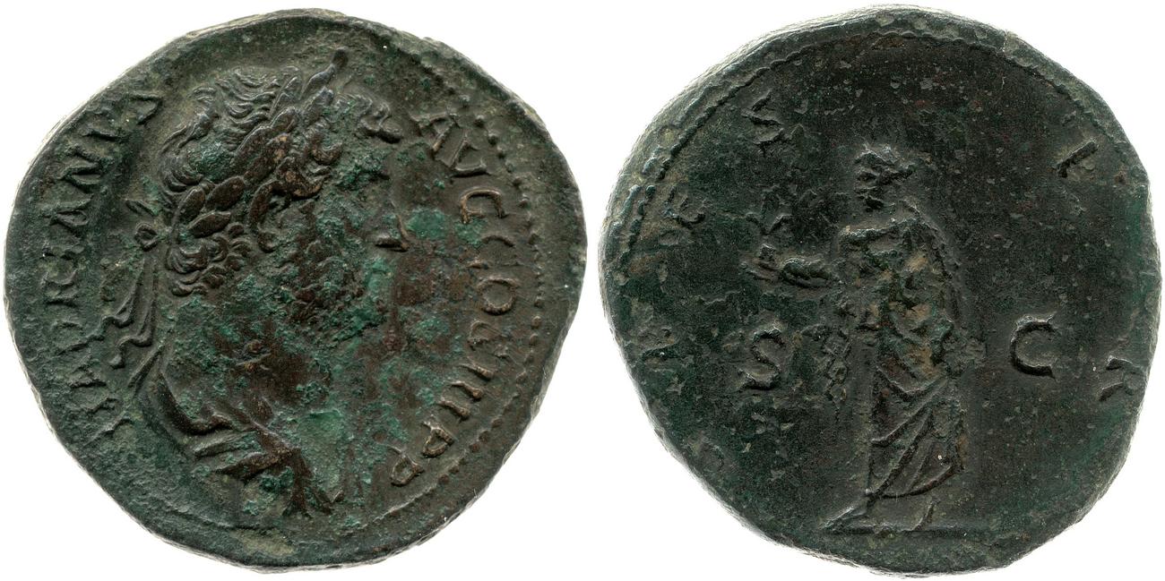 аверс RIC II, Part 3 (second edition) Hadrian 2431