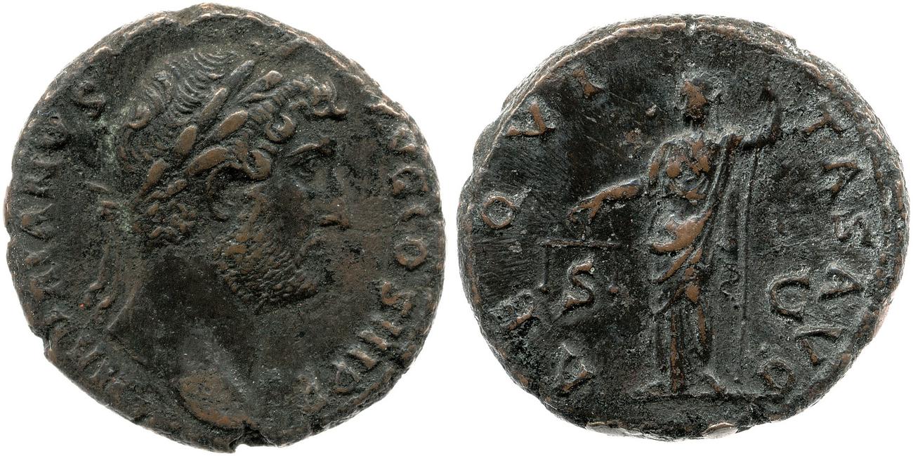 аверс RIC II, Part 3 (second edition) Hadrian 2373