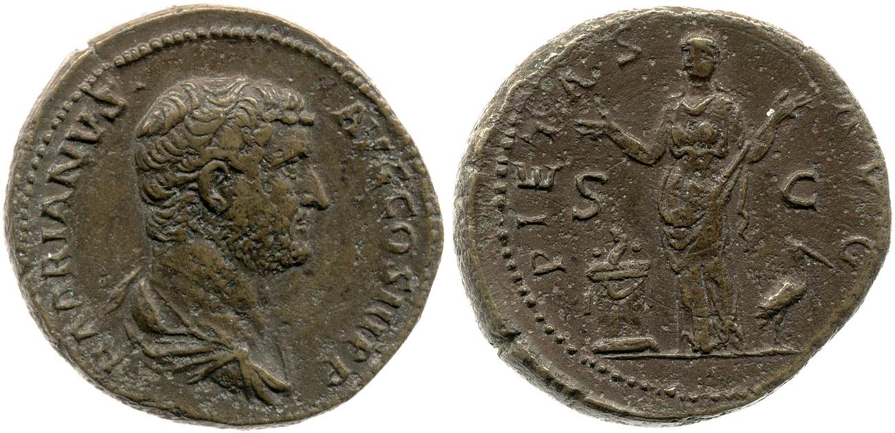 аверс RIC II, Part 3 (second edition) Hadrian 2139