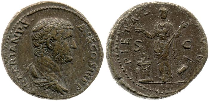 реверс RIC II, Part 3 (second edition) Hadrian 2139