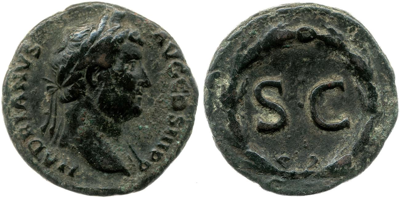 RIC II, Part 3 (second edition) Hadrian 2294, аверс, bm