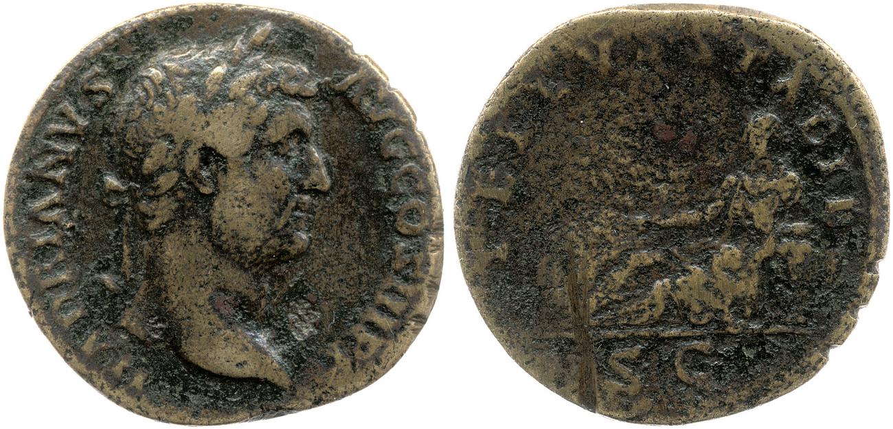 RIC II, Part 3 (second edition) Hadrian 2178, аверс, bm