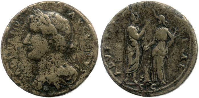 реверс RIC II, Part 3 (second edition) Hadrian 1720