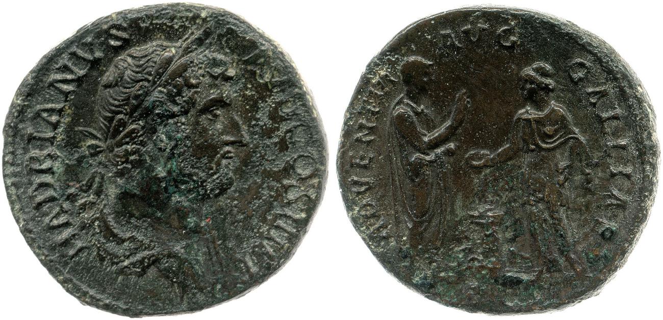 аверс RIC II, Part 3 (second edition) Hadrian 1750