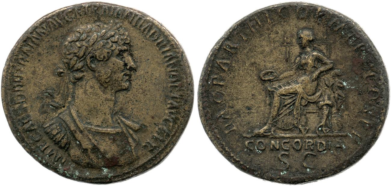 RIC II, Part 3 (second edition) Hadrian 36, аверс, bm