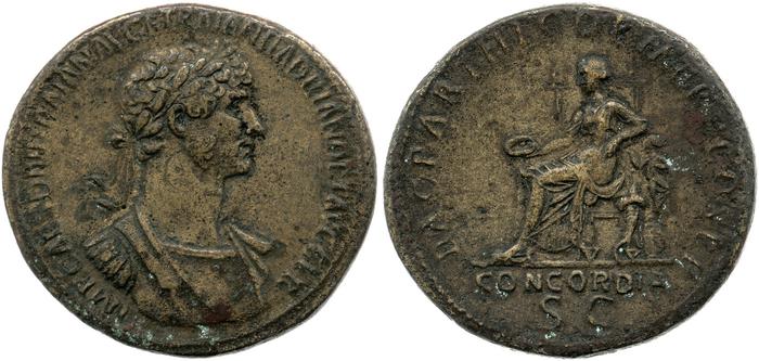RIC II, Part 3 (second edition) Hadrian 36, реверс, bm