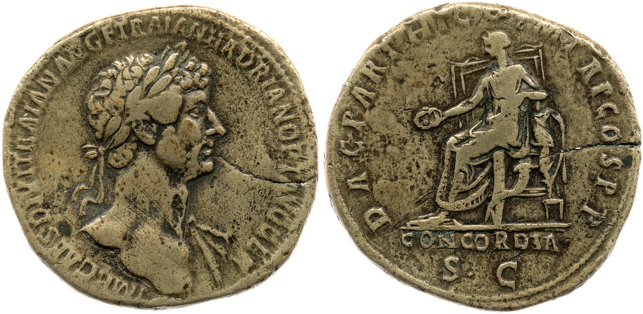 аверс RIC II, Part 3 (second edition) Hadrian 35