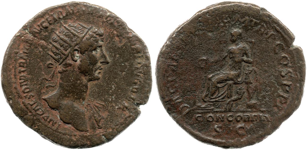 RIC II, Part 3 (second edition) Hadrian 37, аверс, bm