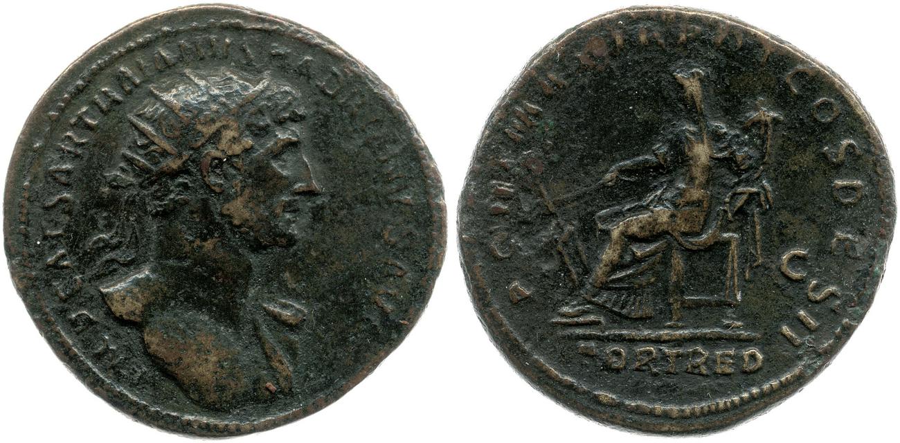 аверс RIC II, Part 3 (second edition) Hadrian 103