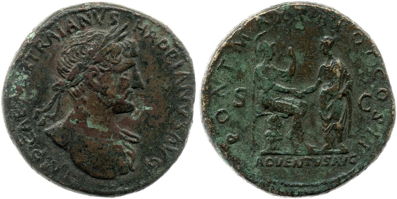 RIC II, Part 3 (second edition) Hadrian 158, аверс, bm