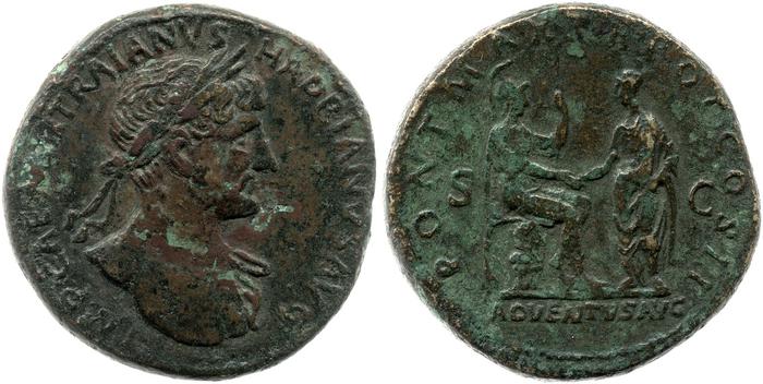 RIC II, Part 3 (second edition) Hadrian 158, реверс, bm