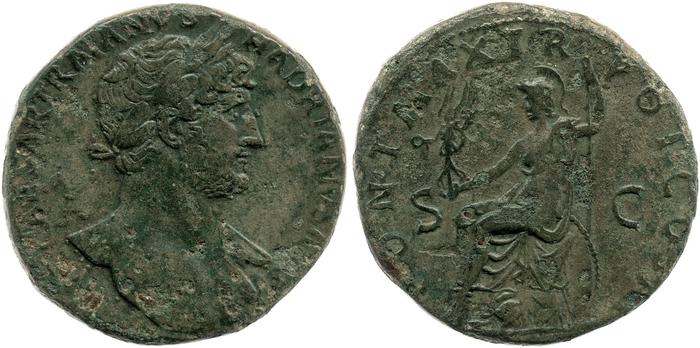 RIC II, Part 3 (second edition) Hadrian 253, реверс, bm