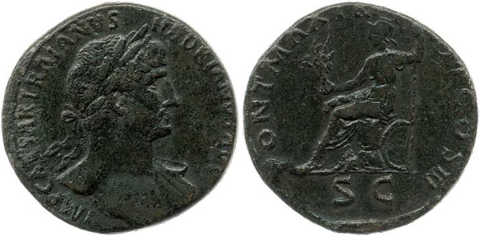 реверс RIC II, Part 3 (second edition) Hadrian 254