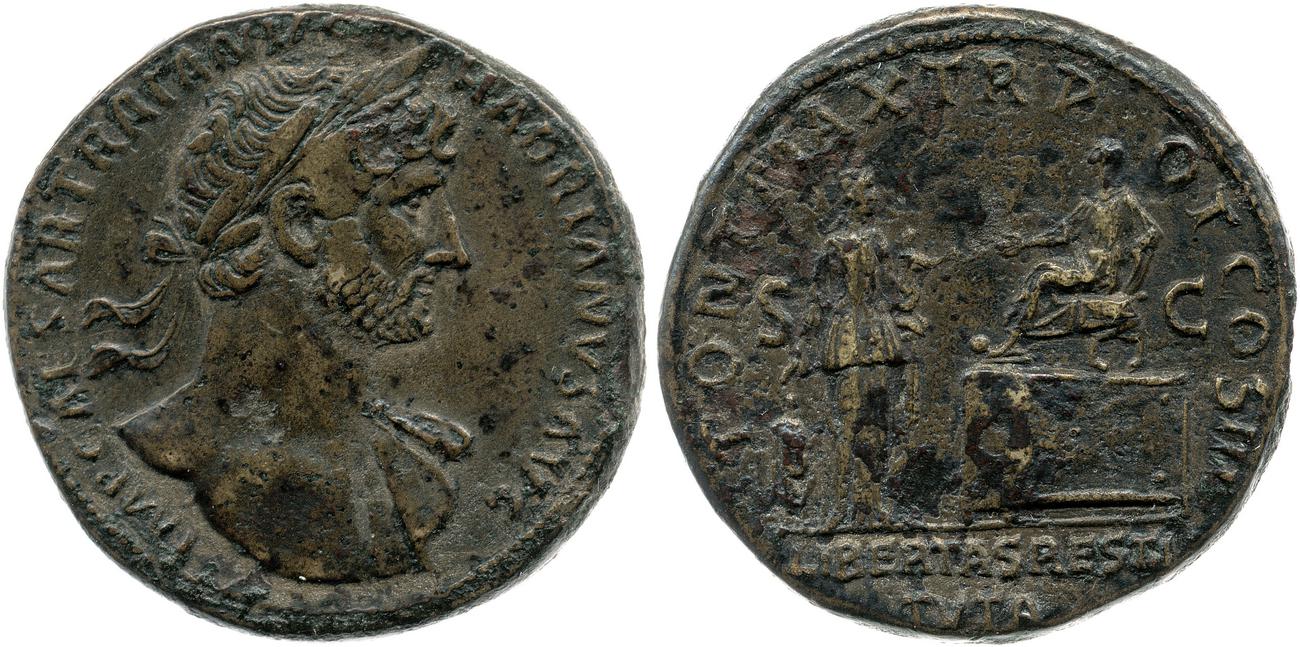 аверс RIC II, Part 3 (second edition) Hadrian 236
