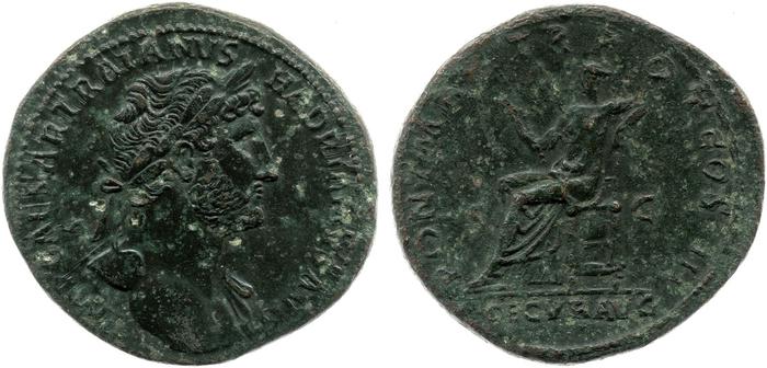 RIC II, Part 3 (second edition) Hadrian 239, реверс, bm