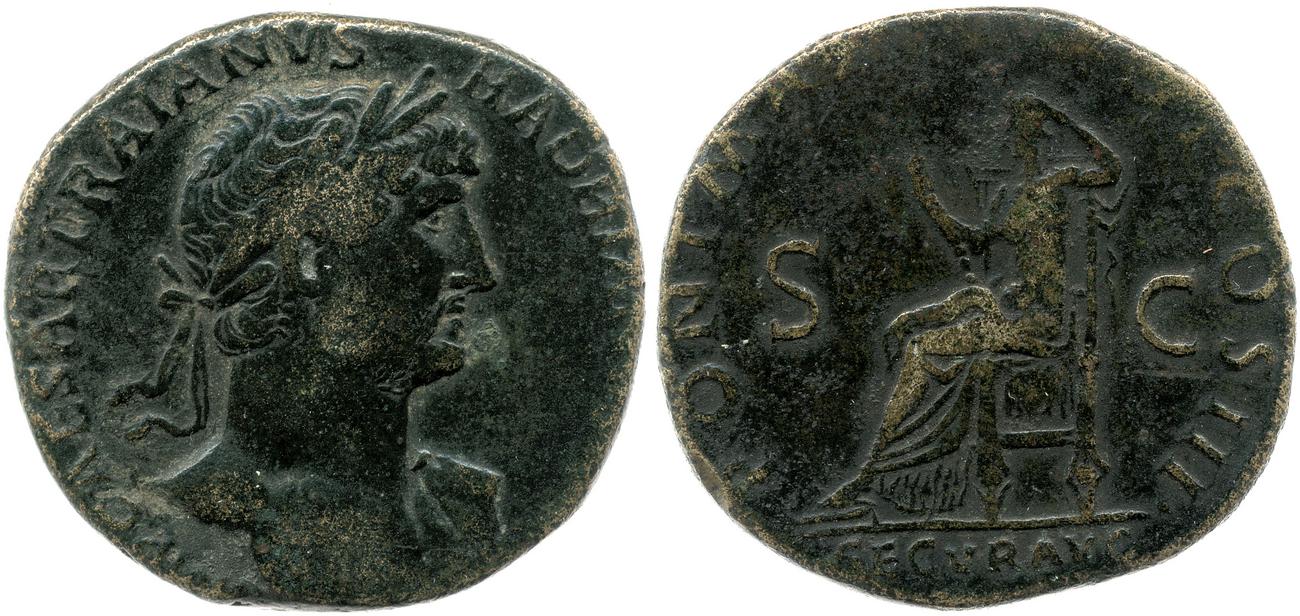 RIC II, Part 3 (second edition) Hadrian 239, аверс, bm