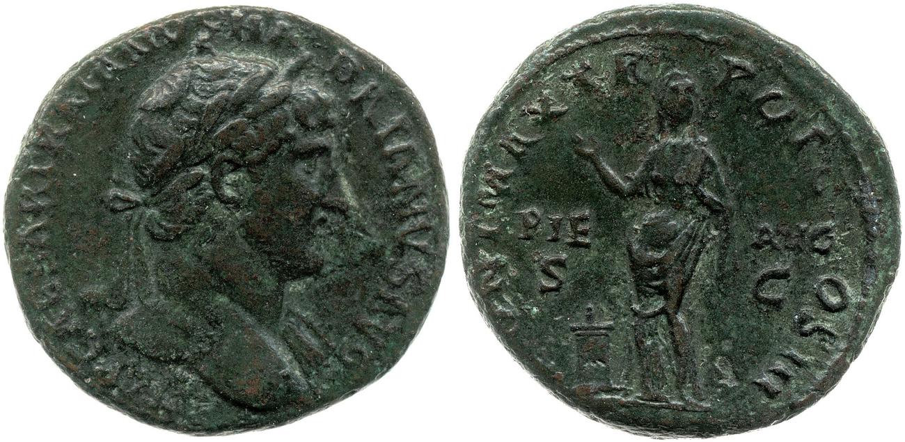 аверс RIC II, Part 3 (second edition) Hadrian 446