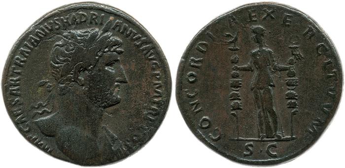 реверс RIC II, Part 3 (second edition) Hadrian 411