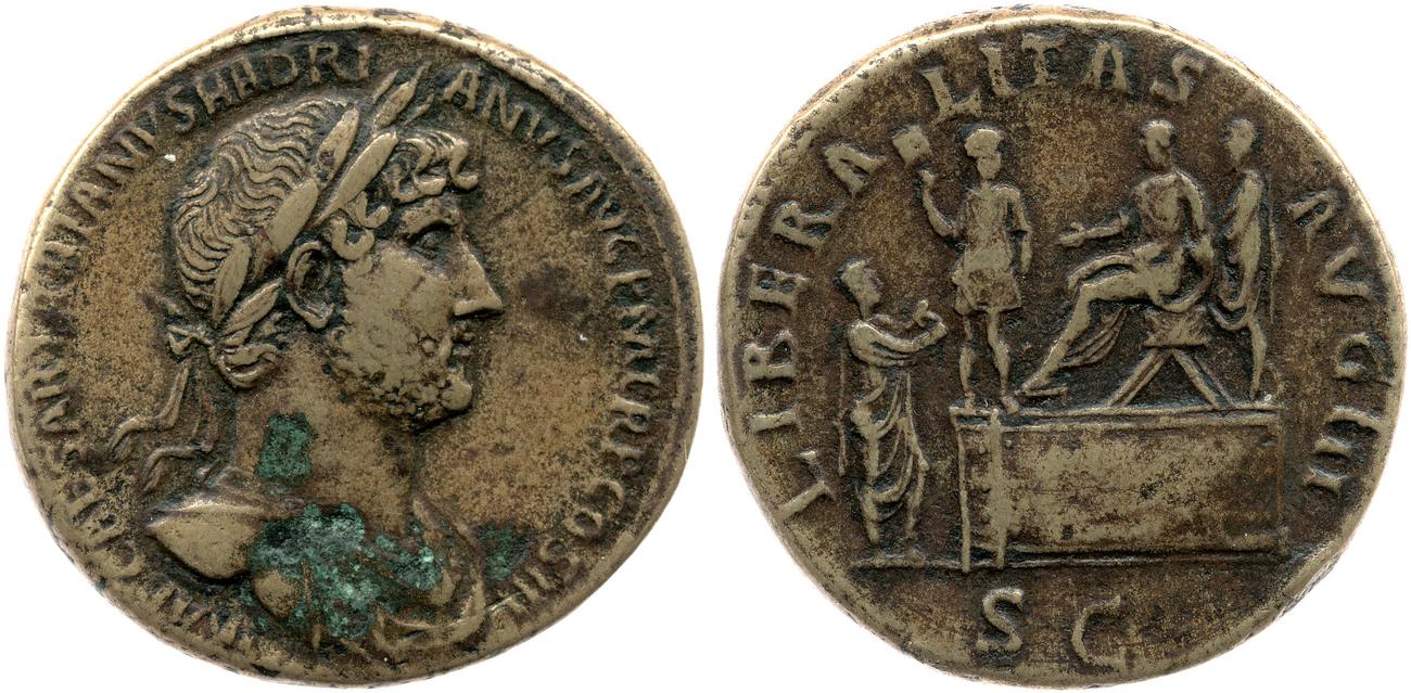 аверс RIC II, Part 3 (second edition) Hadrian 421