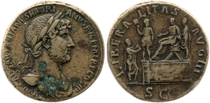 реверс RIC II, Part 3 (second edition) Hadrian 421