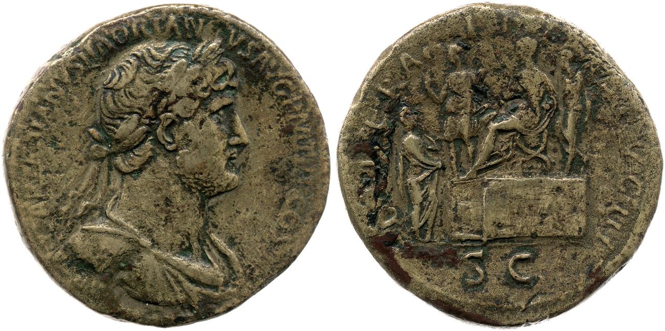 RIC II, Part 3 (second edition) Hadrian 421, аверс, bm