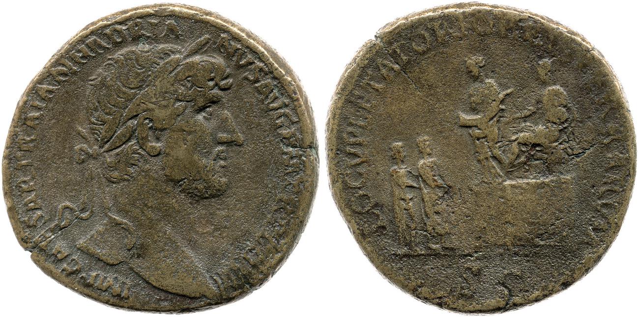 аверс RIC II, Part 3 (second edition) Hadrian 464