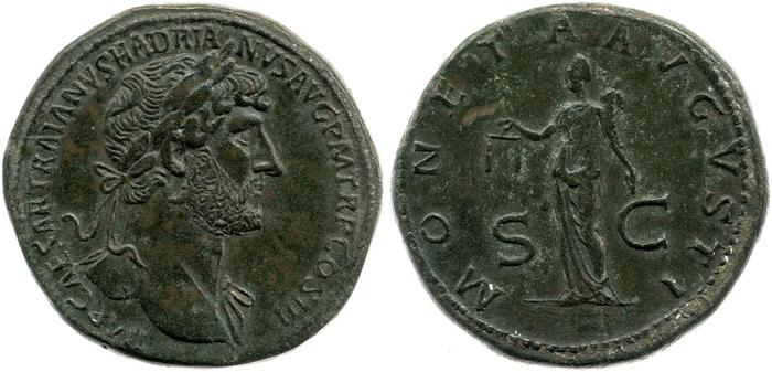 реверс RIC II, Part 3 (second edition) Hadrian 432