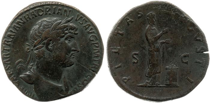 RIC II, Part 3 (second edition) Hadrian 472, реверс, bm