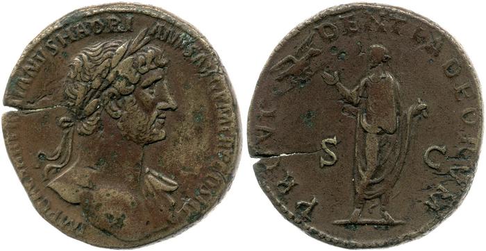 RIC II, Part 3 (second edition) Hadrian 260, реверс, bm
