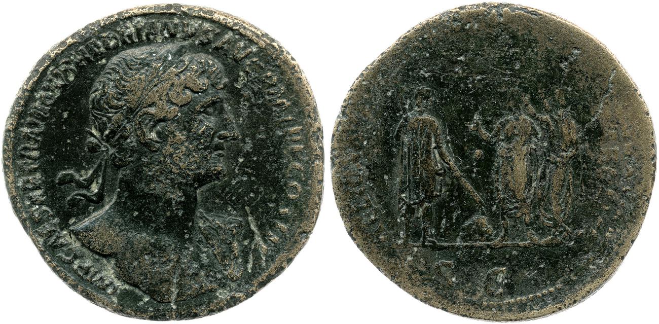 аверс RIC II, Part 3 (second edition) Hadrian 265