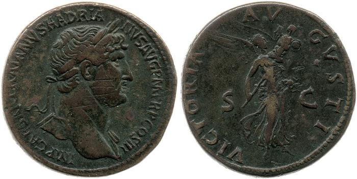 RIC II, Part 3 (second edition) Hadrian 454, реверс, bm