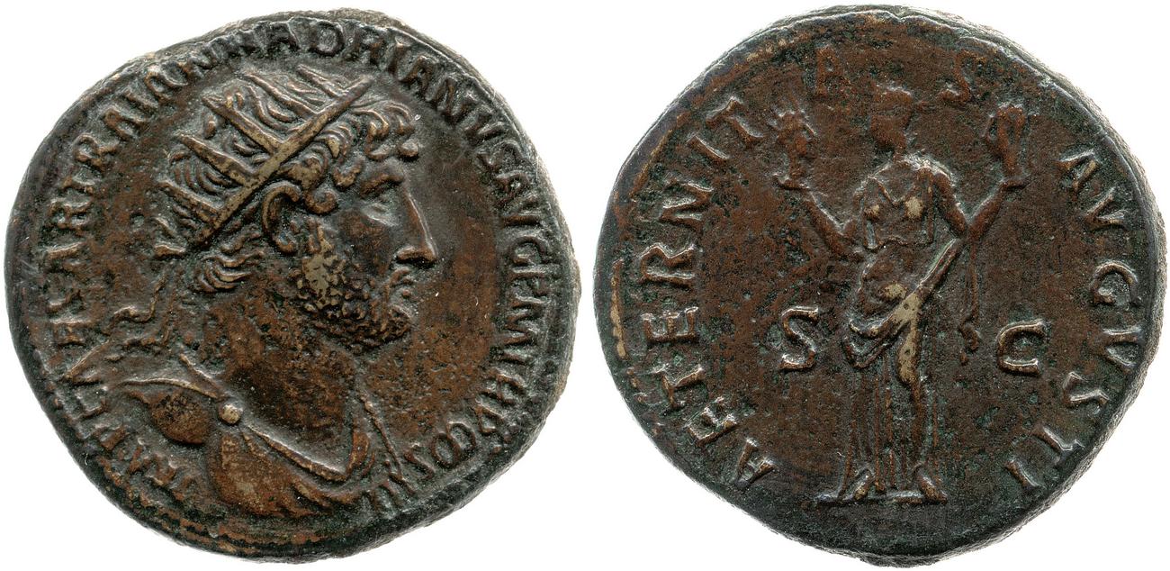 аверс RIC II, Part 3 (second edition) Hadrian 462