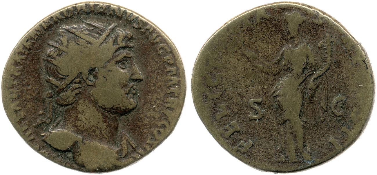 аверс RIC II, Part 3 (second edition) Hadrian 611