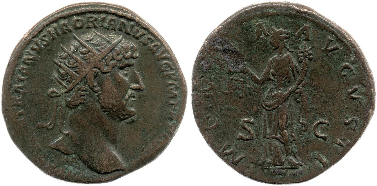 аверс RIC II, Part 3 (second edition) Hadrian 439