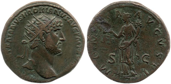 реверс RIC II, Part 3 (second edition) Hadrian 439