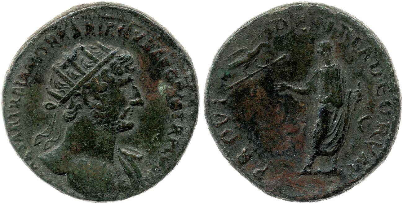 аверс RIC II, Part 3 (second edition) Hadrian 261