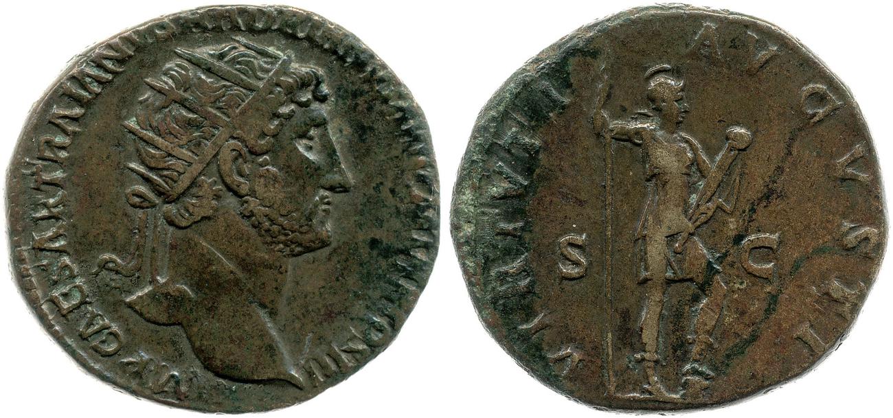 аверс RIC II, Part 3 (second edition) Hadrian 278