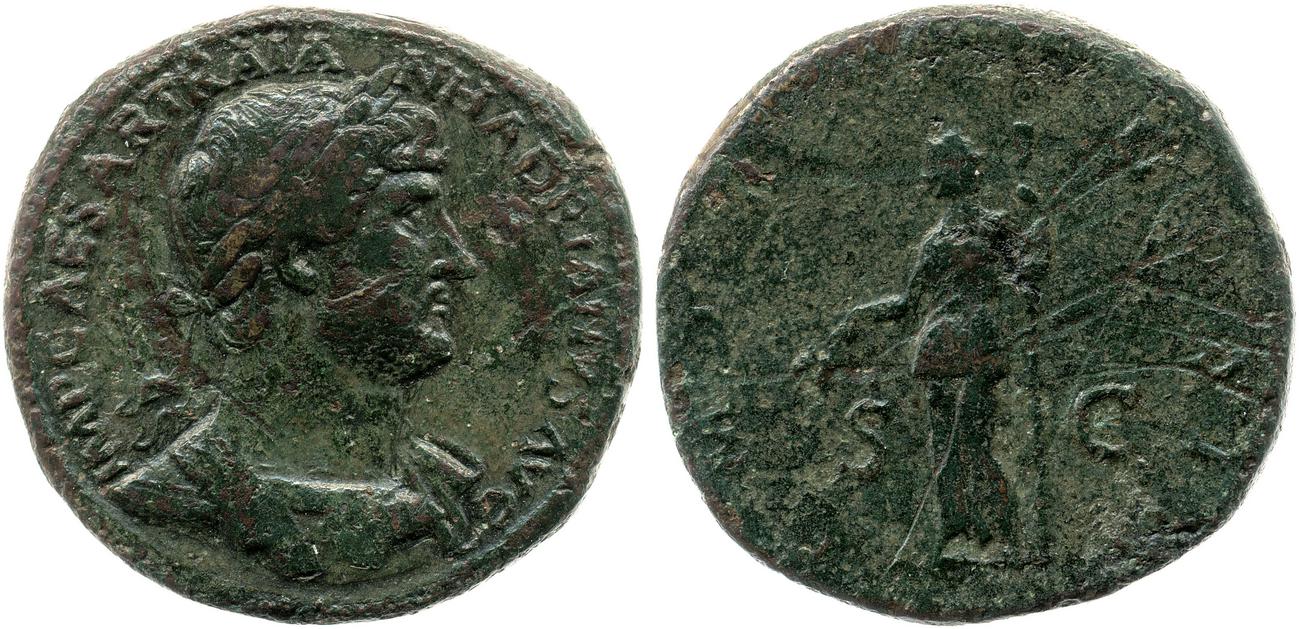 RIC II, Part 3 (second edition) Hadrian 660, аверс, bm