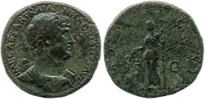 RIC II, Part 3 (second edition) Hadrian 660, реверс, bm