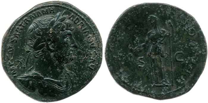 реверс RIC II, Part 3 (second edition) Hadrian 662
