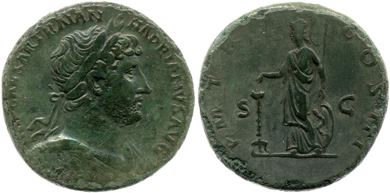 аверс RIC II, Part 3 (second edition) Hadrian 667