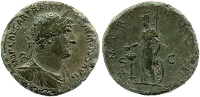реверс RIC II, Part 3 (second edition) Hadrian 668
