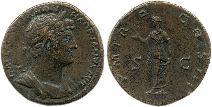 RIC II, Part 3 (second edition) Hadrian 680, реверс, bm