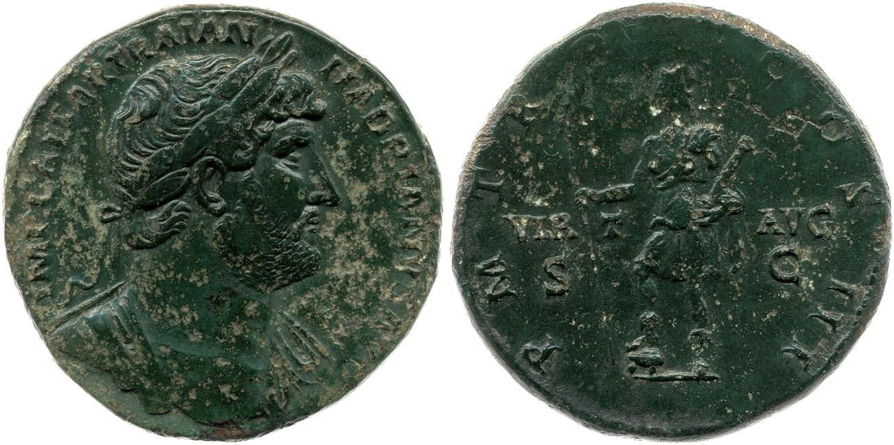 аверс RIC II, Part 3 (second edition) Hadrian 656