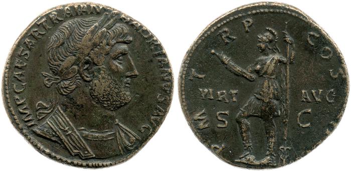 реверс RIC II, Part 3 (second edition) Hadrian 652